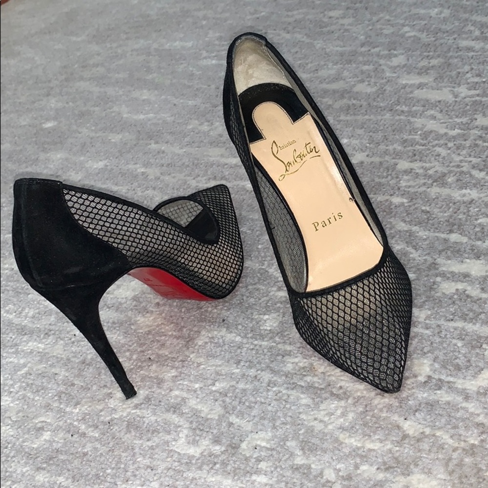 SOLD Christian Louboutin net pumps - Picture 2 of 4